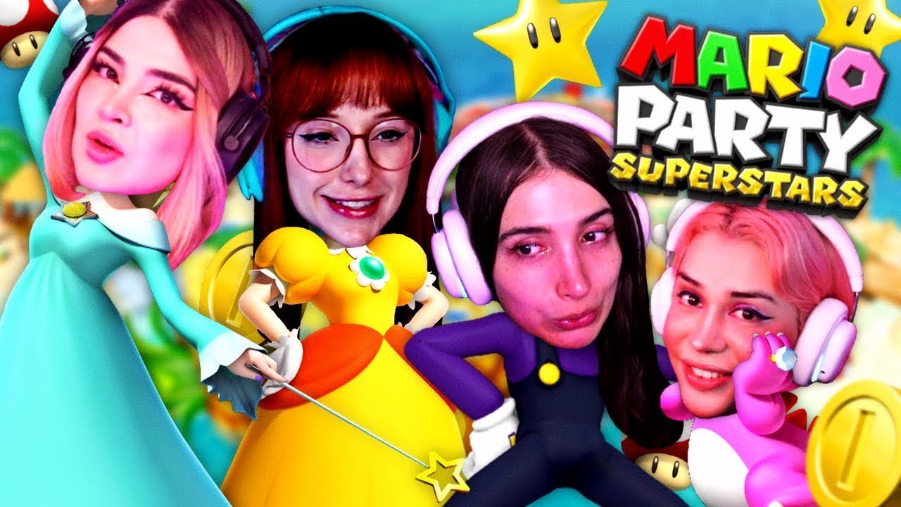 CAPRIMINT JUEGA MARIO PARTY CON CRYSTAL MOLLY, NEZUMI Y PATTY MEZA ⭐