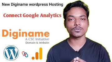 Connect google Analytics with new diginame wordpress website | New Process 2020