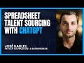 Talent sourcing with chatgpt directly from spreadsheets