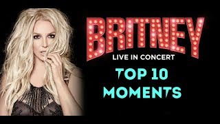 Britney Spears. Live In Concert - Top 10 moments 2017 (Piece Of Me)