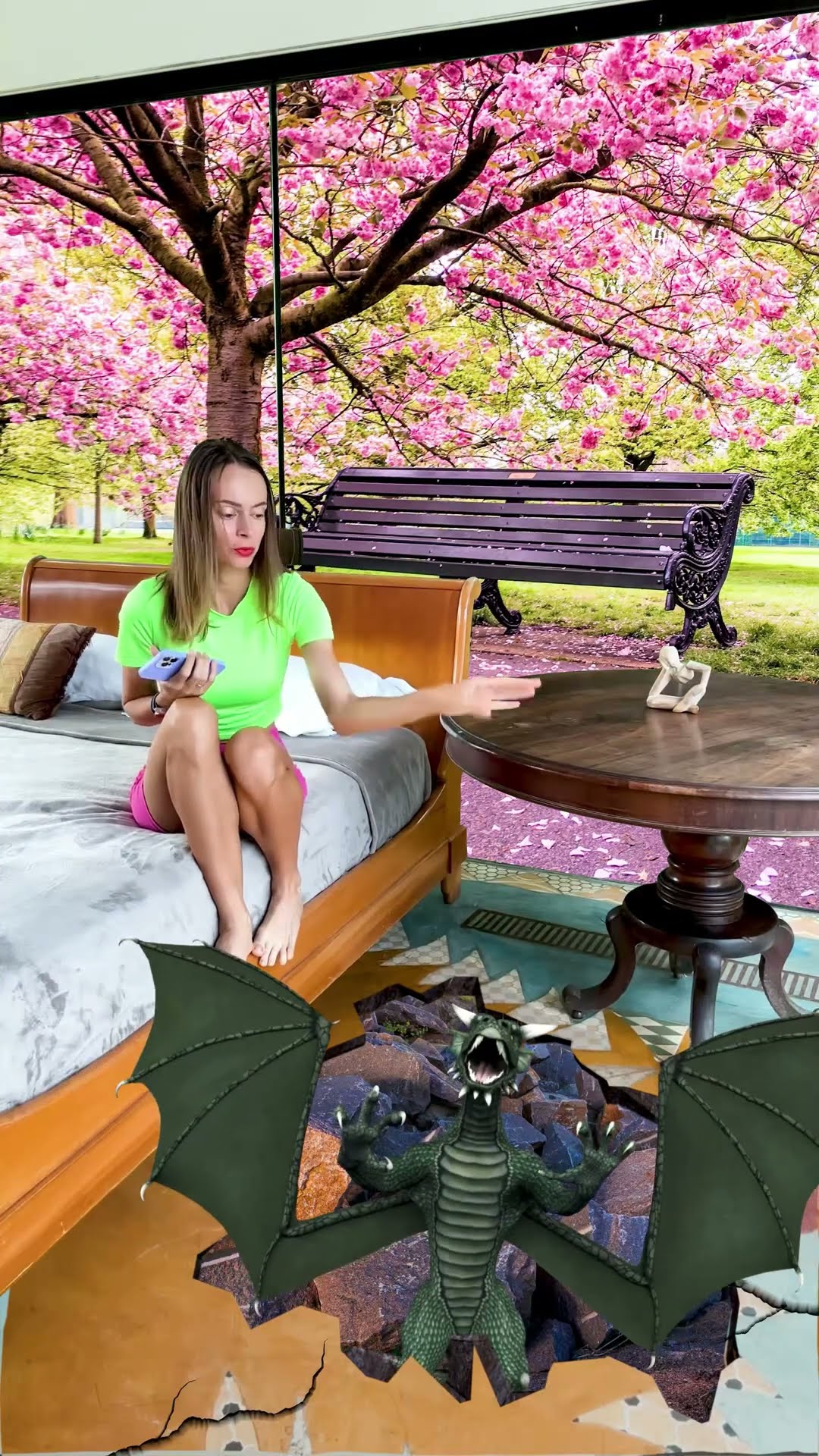 Yes Floor No Animals Game | #Shorts by Anya Kova