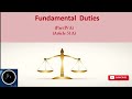 Fundamental Duties Explained | Article 51A | Indian Constitution | Part 4A