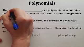 Lesson 1 Classifying Polynomials Net Worth