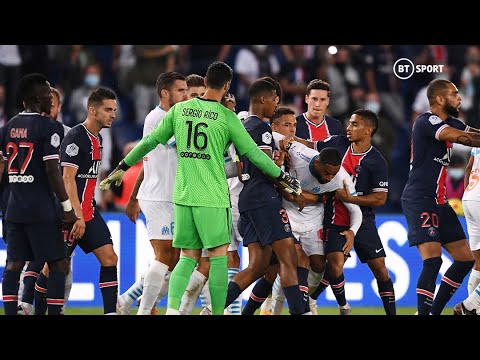 Carnage in Le Classique! Neymar amongst FIVE players sent off!