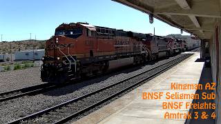Kingman, AZ | BNSF Seligman Sub MP 516.5 - West | SouthWest RailCams LIVE