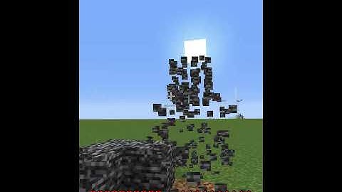 How To Break A Bedrock In Survival Mode With Wooden Pickaxe