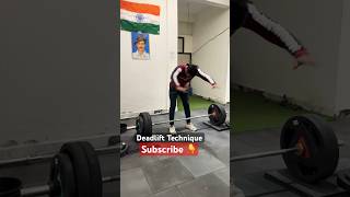 Deadlift ?Technique/ ✅ Light Wait Safe deadlift deadlift shorts video viral reels