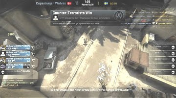 CS GO: DreamHack Winter 2012 CPH Wolves vs gosu HerDen -4 HE EPIC dust2