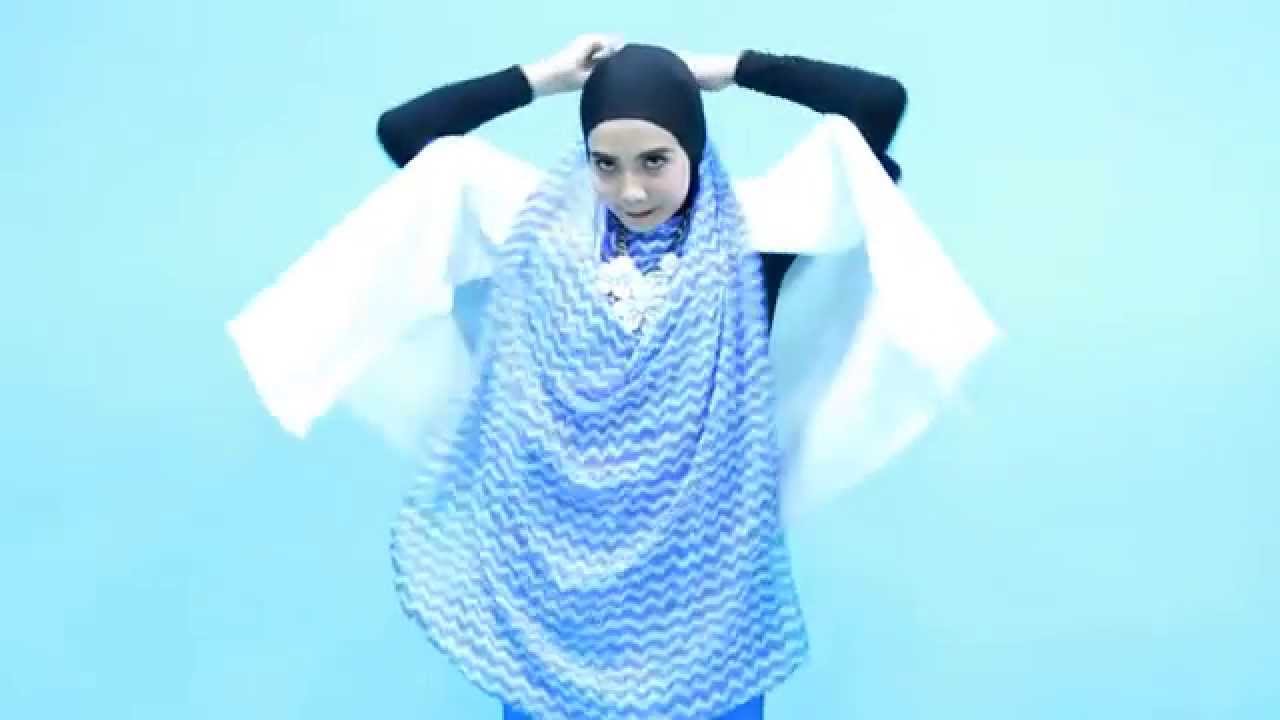 Tutorial Hijab Zaskia Sungkar Tribal Style YouTube