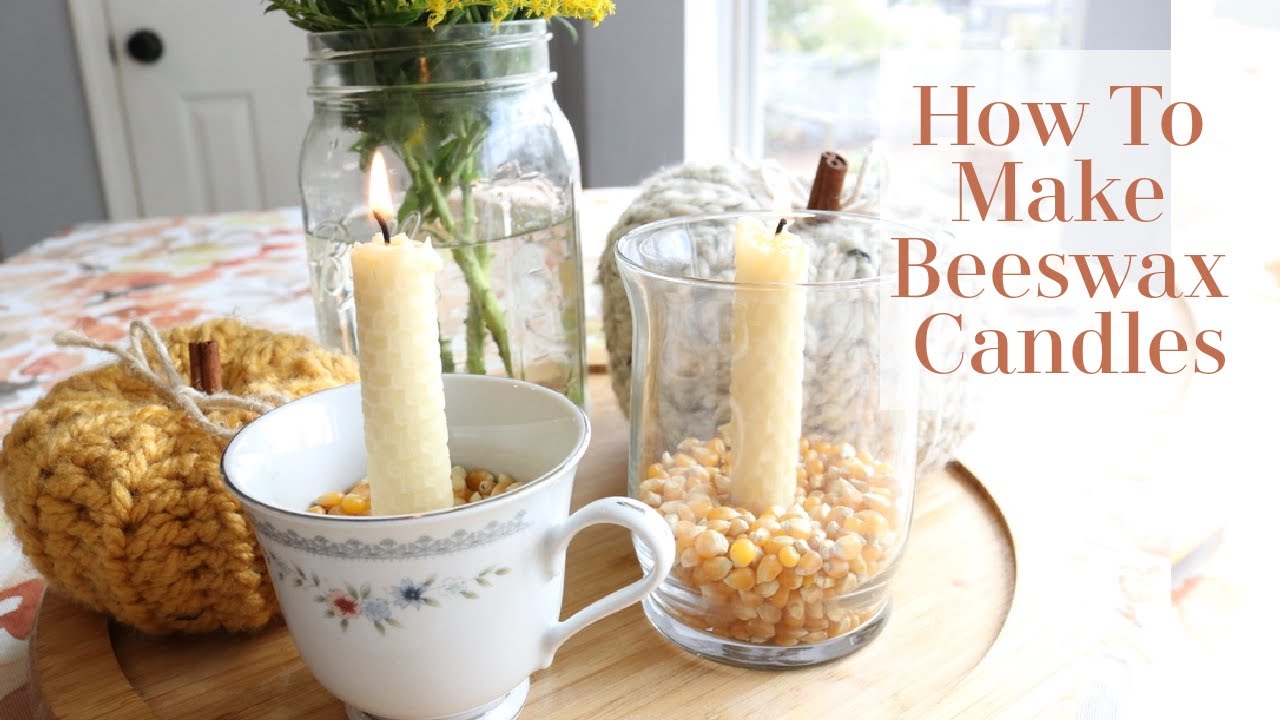 Beeswax Candle DIY