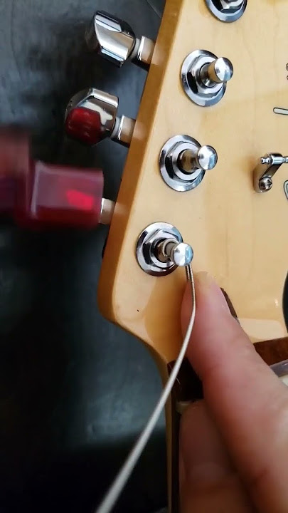 Guitar String change Z Bend #guitar #beginners #guitarist #stratocaster