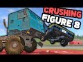 CRUSHING Cars In 9 Car Figure 8 Race! (INSANE Destruction) - BeamNG Drive