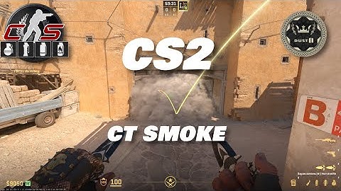 CS2 - Smoke Dust2 Catwalk to CT Spawn