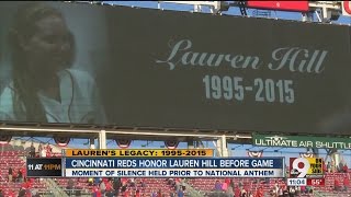 Cincinnati Reds honor Lauren Hill before game screenshot 3