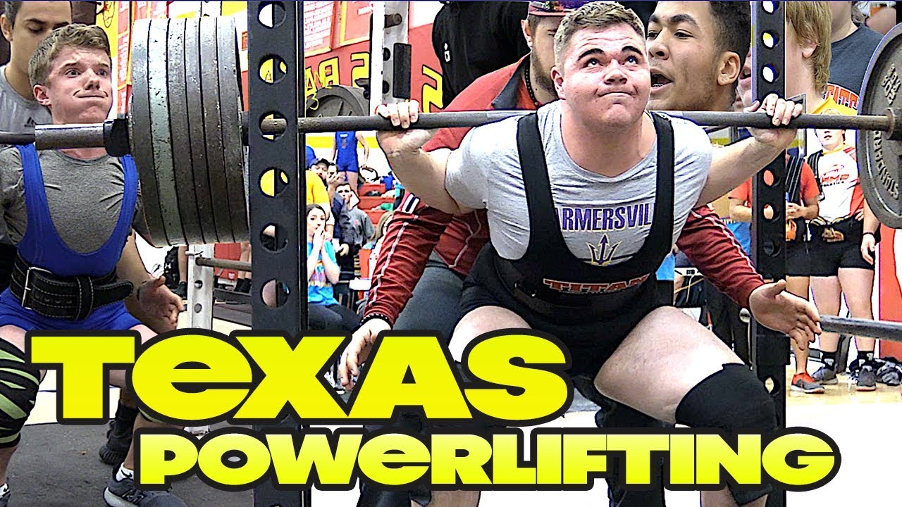 🔥Texas Powerlifting !! High School Weightlifting Squats S & S