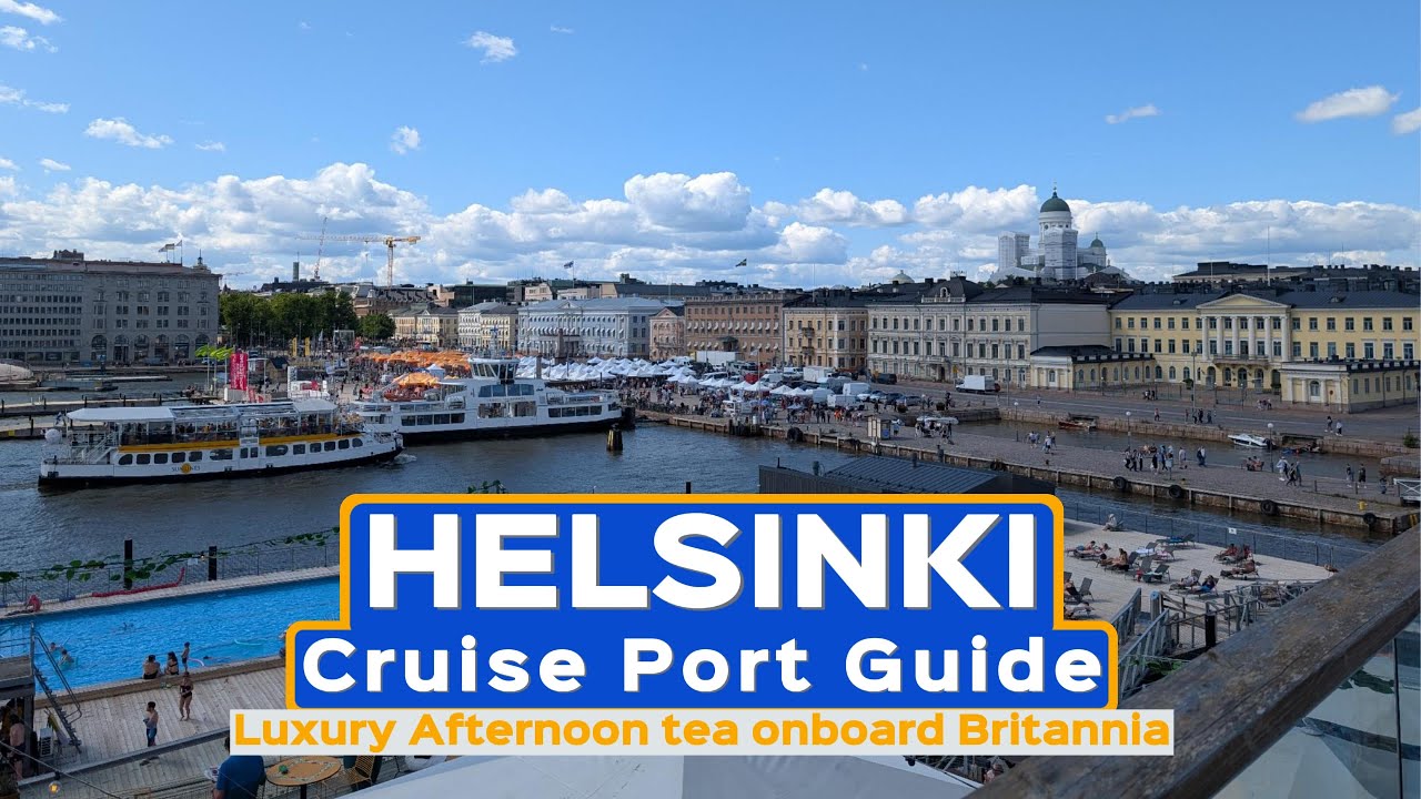 P&O Britannia Baltic Cruise Vlog: Sea Day, Epicurean Afternoon Tea & Walking into Helsinki