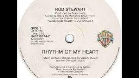 Rod Stewart Rhythm Of My Heart Lyrics
