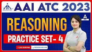 AAI ATC New Vacancy 2023 | AAI ATC Reasoning Classes by Neelam Gahlot | Practice Set 4