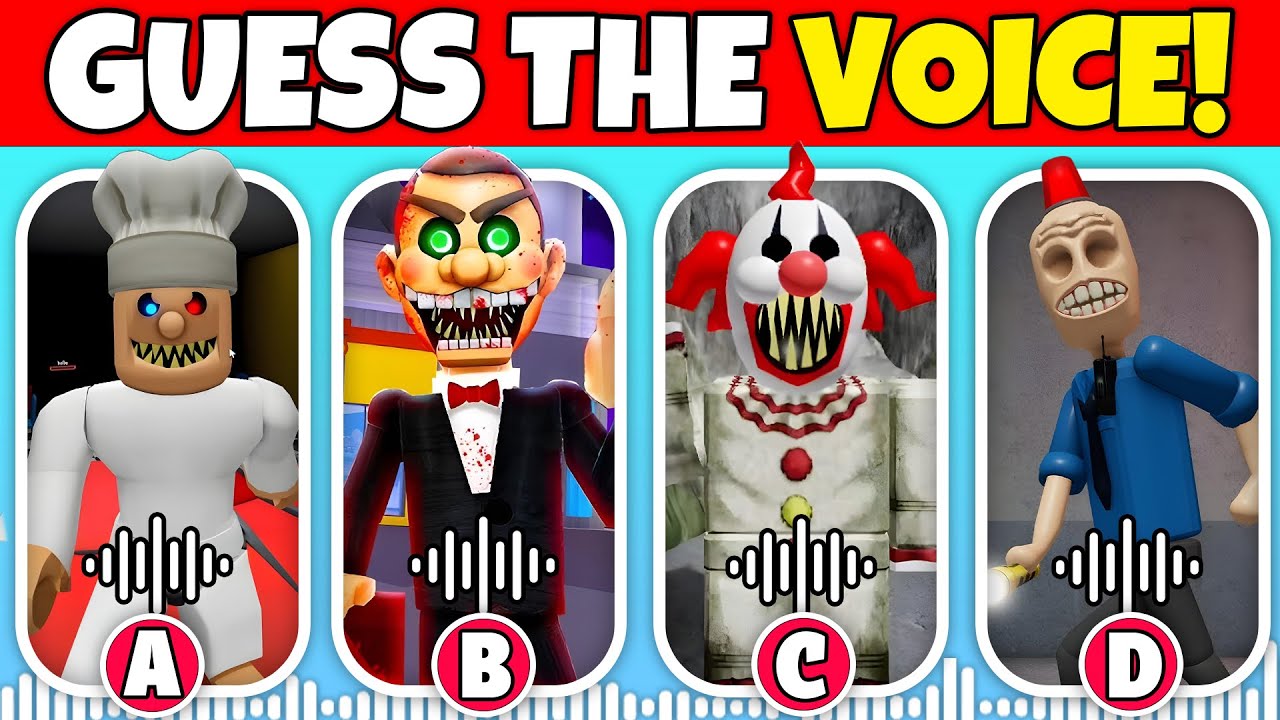 ГОЛОСОВАЯ ВИКТОРИНА по Roblox Obby Monsters! 🎤👹 Угадай, кто говорит! (Сложный режим!) 👨🏾‍🍳🤵🏾 | Ми...