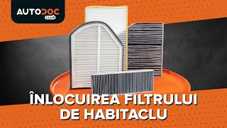 Cum schimbare Filtru aer habitaclu - video online gratuit