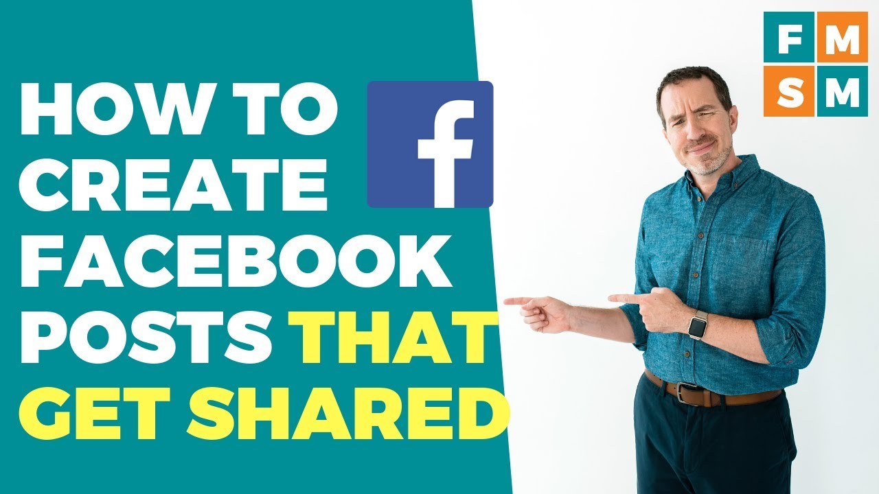 How To Create Facebook Posts That Get Shared - YouTube