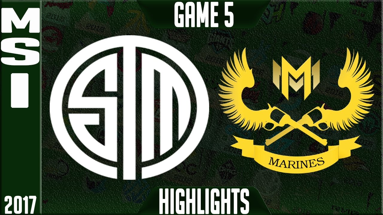 TSM vs GIGABYTE Marines Highlights Game 5 - MSI Play In 2017 Semi-Finals - TSM vs GAM G5 Highlights