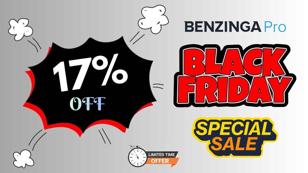 {17% Off} Benzinga Pro Black Friday Deal 2025 - Best Investment Research Software