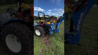 Mini Excavator vs Utility Tractor