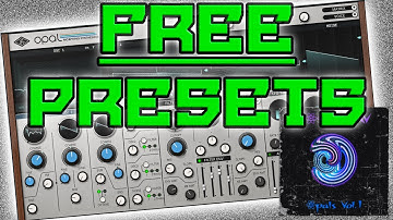 FREE Universal Audio - Opal Presets [Cool WAV - Opals Vol. 1]