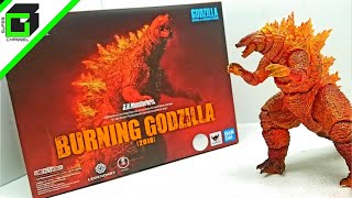 BURNING GODZILLA SHMonsterArts GODZILLA King of the Monsters action figure UNBOXING and REVIEW!