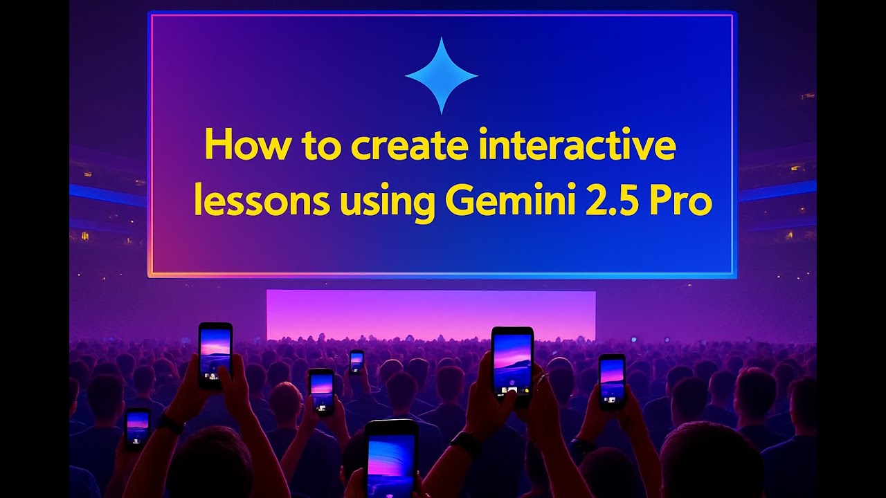 How to Create Interactive Lessons using AI | Gemini 2.5 Pro | AI For Educators
