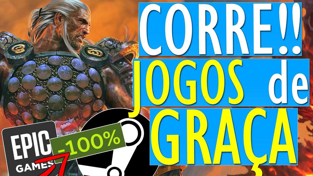 CORRE! JOGOS de GRAÇA PARA RESGATE GRÁTIS no PC (Epic), JOGO