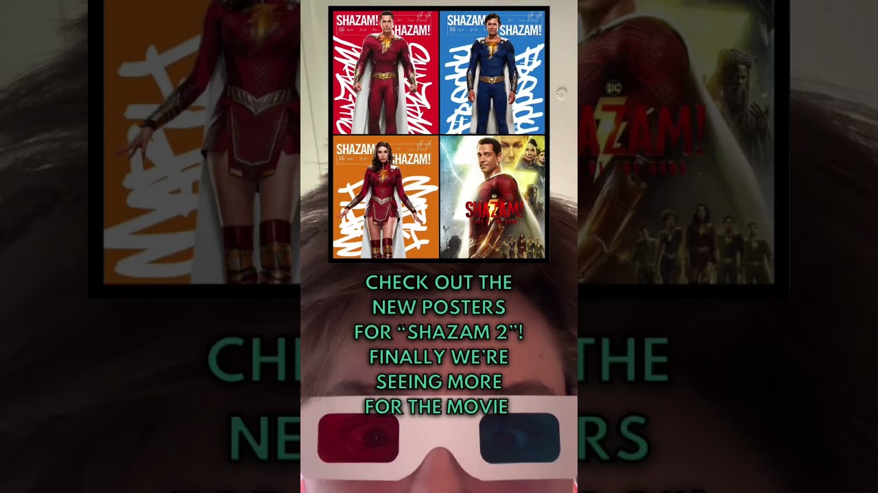 Shazam 2: NEW POSTERS!! 🔥