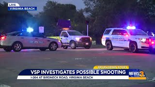 VSP investigating possible shooting on I-264