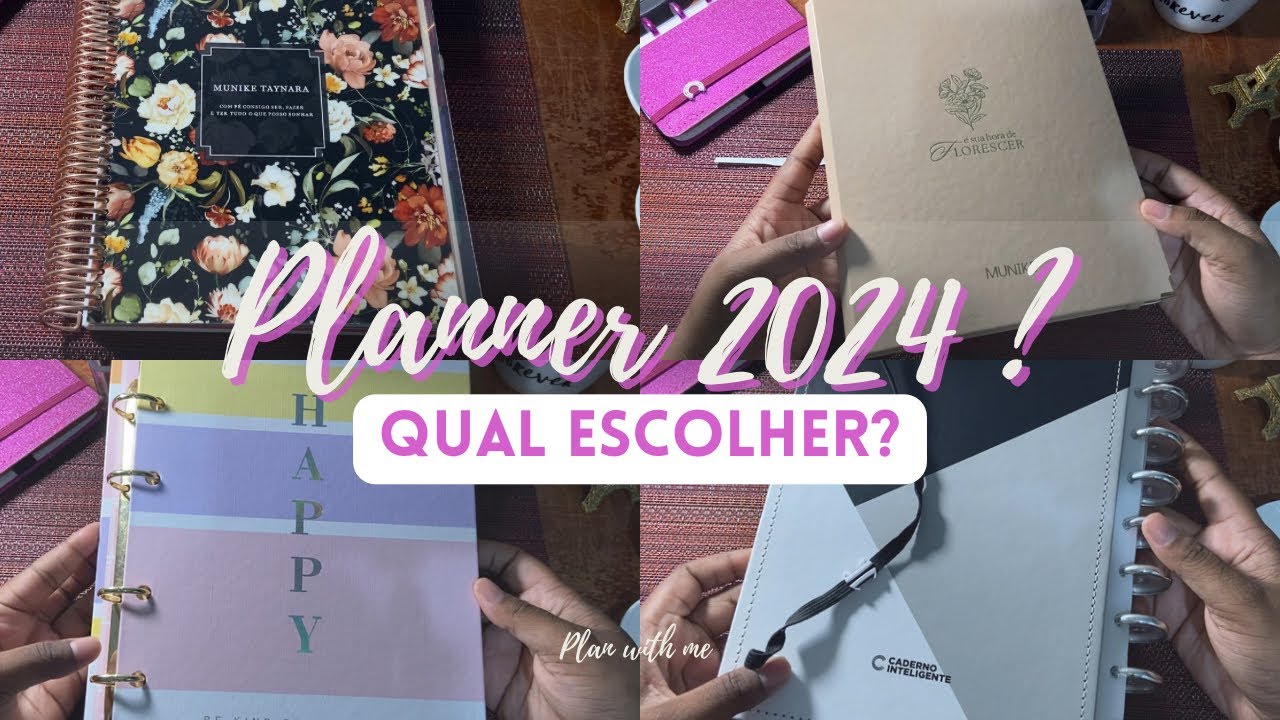 PLANNER 2024 ? Meus planners de 2023 e Qual escolher para organizar o próximo ano ? | PLAN WITH ME