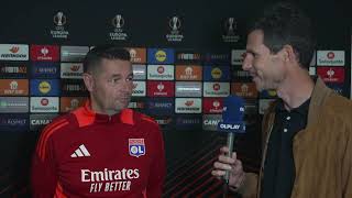 L'interview de Pierre Sage avant OL - Olympiacos | Olympique Lyonnais