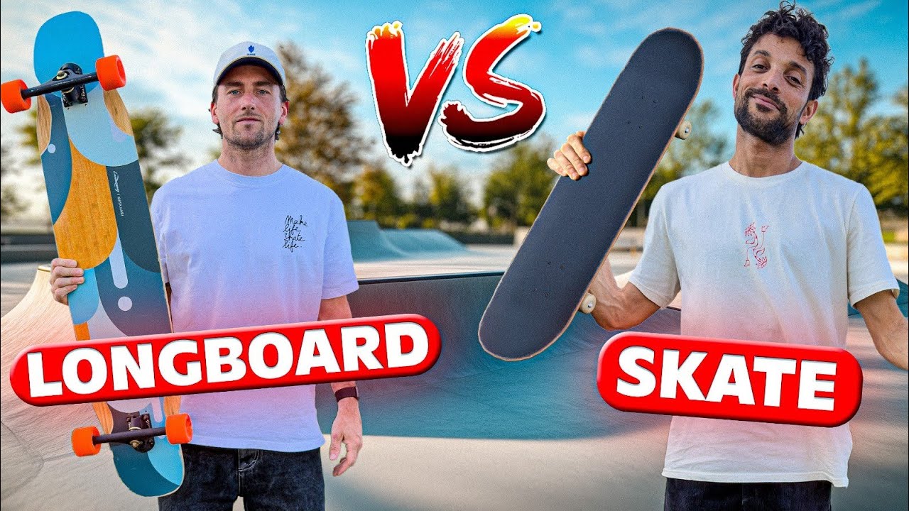 ON ECHANGE NOS SPORTS AVEC UN CHAMPION DU MONDE #3 (skate vs longboard dancing)