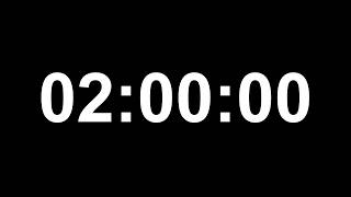 2 Hour Countdown Timer ⏳ (NO ADS, No Copyright)