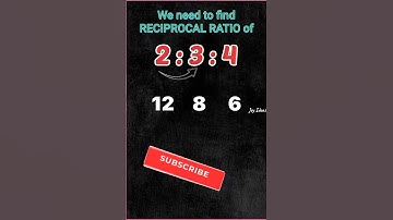 #shorts  | #tnpsc |#maths  | Reciprocal Ratio | Jey Ideas