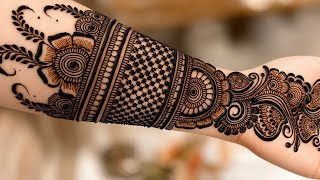 Easy Arabic Mehndi Design for Full Hand || New Latest arabic Mehndi Design || Mehndi Design