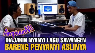 Seru²an bareng Wandra di studio One Nada Record Banyuwangi - Sawangen