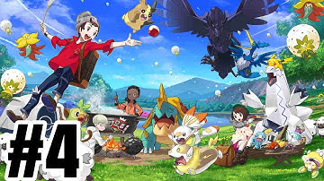 Pokémon : Shield Gameplay Pt.4 ~ Scorbunny Evolves To Raboot!! ( Switch Lite )