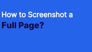 Full Page Screenshot in Chrome in 10 Seconds — No DevTools, No Cloud