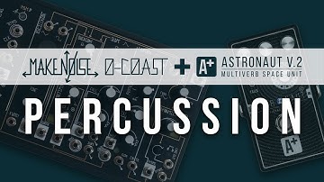 Percussion | Make Noise 0-coast and A+ Astronaut V.2