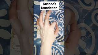 Kashee's even tone high coverage foundation review😍 #kashees #makeup #review