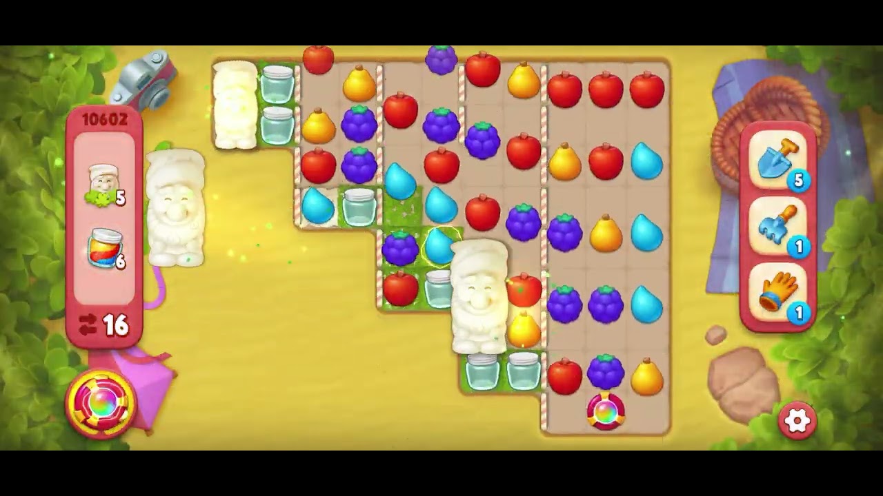 Gardenscapes Walkthrough lvl 10602 with Boosters 