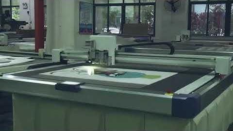 Cnc oscillating vibrating knife cutting machine with ccd Camera registration system