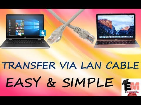Learn How To Transfer Data Via LAN CABLE | Fast Speed,Without External Storage