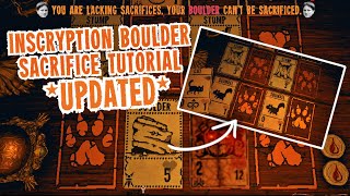 Inscryption Boulder Sacrifice Tutorial *Updated* [Patched Read Desc]