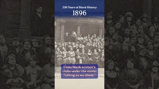 #250YearsOfBlackHistory: 1896 - Plessy v. Ferguson, National Association of Colored Women